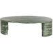 Savinah 60 X 38 inch Marble Look / Sage Outdoor Coffee Table